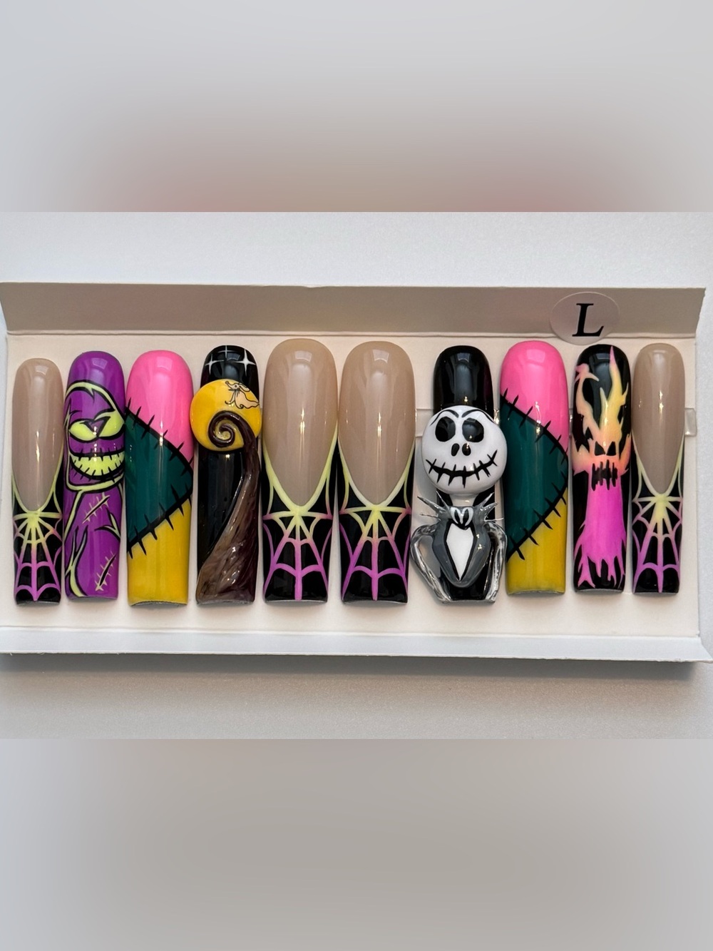 Halloween Nail Art Set for Kids - Multicolor Designs